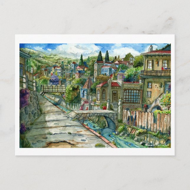 Postal Rincón de un Quilpué imaginario  (Anverso)