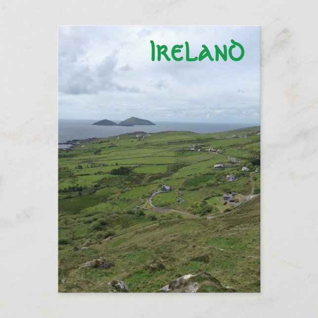 Postal Ring Of Kerry Ireland Irish Ocean View (Anverso)