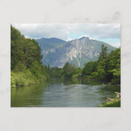 Postal Río a los pies del monte Si