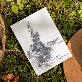 Postal Río Agamanticus por Charles Woodbury