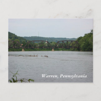 Postal Río Allegheny en Warren, PA (postal)