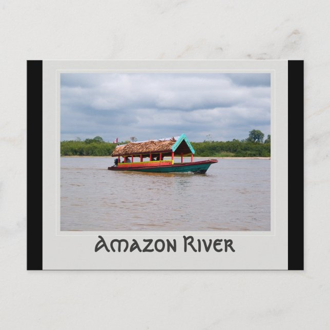Postal Río Amazon (Anverso)