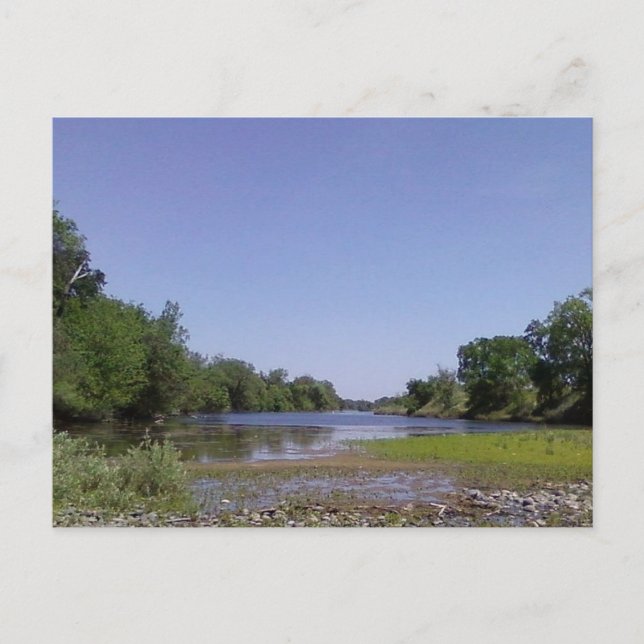 Postal Río Americano Sacramento, CA (Anverso)