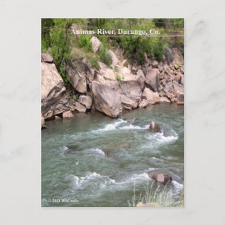 Postal Río Animas Rapids