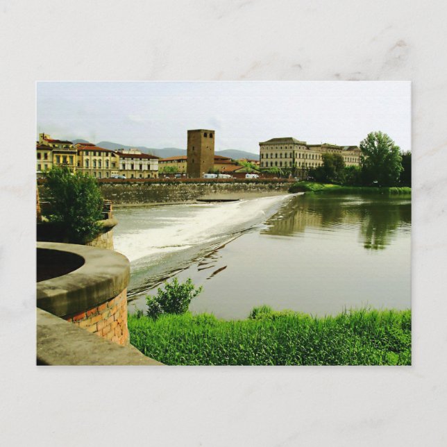 Postal Río Arno (Anverso)