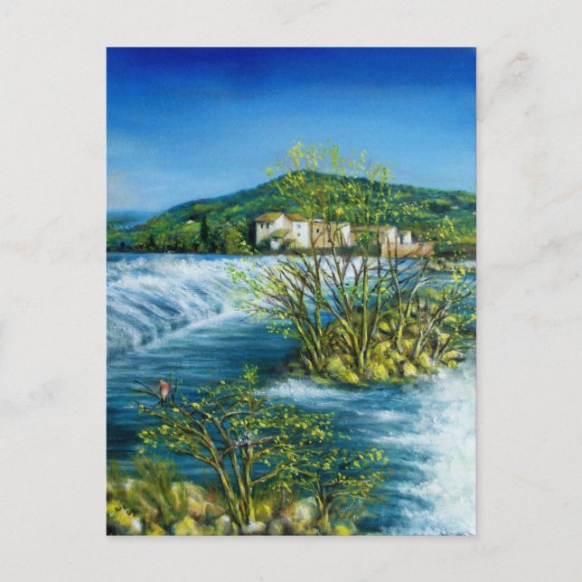 Postal RÍO ARNO EN ROVEZZANO Florence Italia (Anverso)