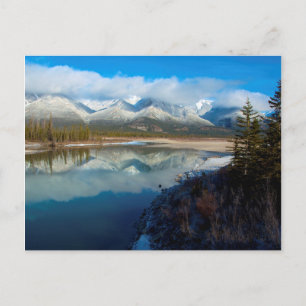 Postal Río Athabasca, Parque Nacional Jasper, Alberta