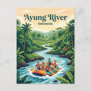 Postal Río Ayung Bali Indonesia