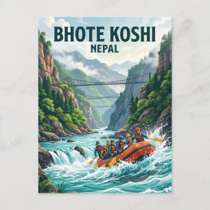 Postal Río Bhote Koshi Nepal