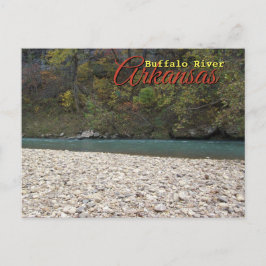 Postal Río Búfalo, Arkansas, fotografía de viaje
