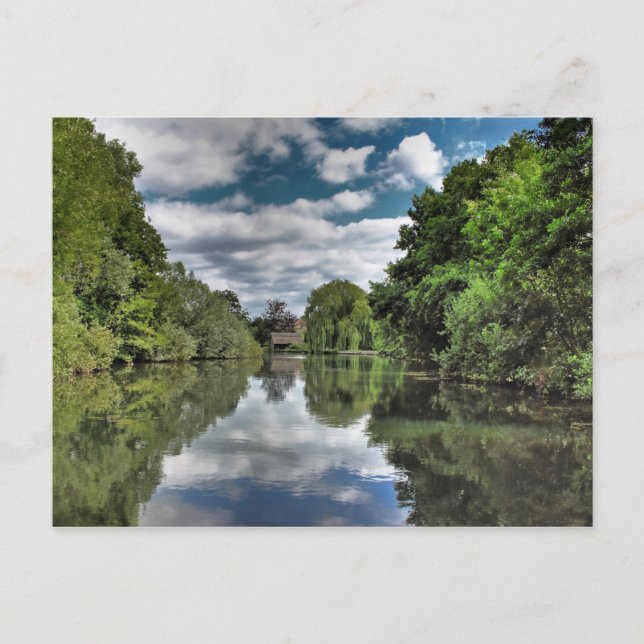 Postal Río Bure Wroxham a Coltishall (Anverso)