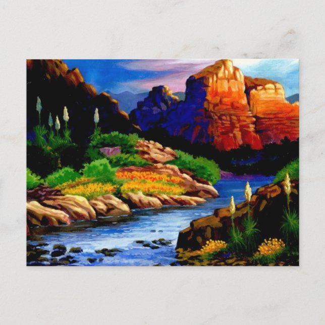 Postal Río Canyon (Anverso)