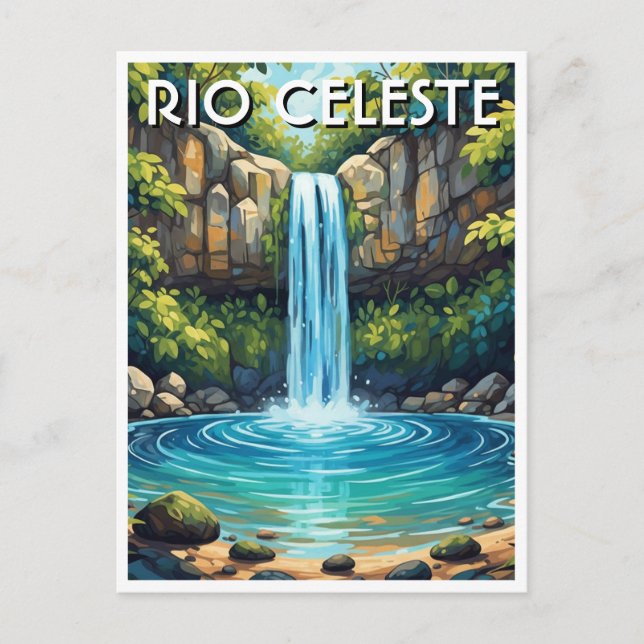 Postal Río Celeste, Parque Nacional Volcán Tenorio (Anverso)