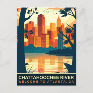 Postal Río Chattahoochee Atlanta, Georgia, Viajes
