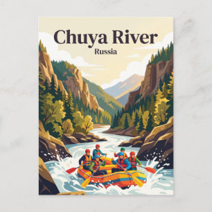 Postal Río Chuya Altai Rusia