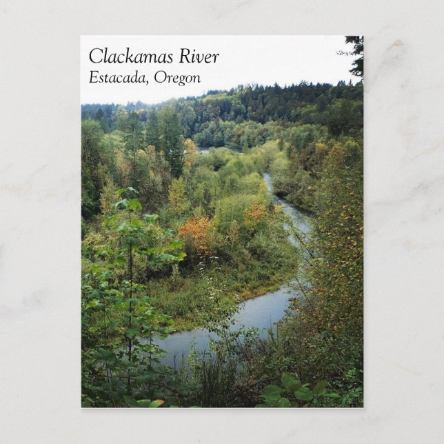 Postal Río Clackamas, OR (Anverso)