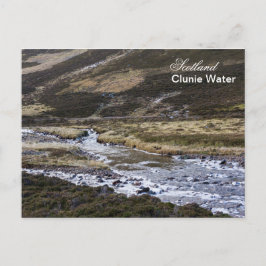 Postal Río Clunie Water En Escocia