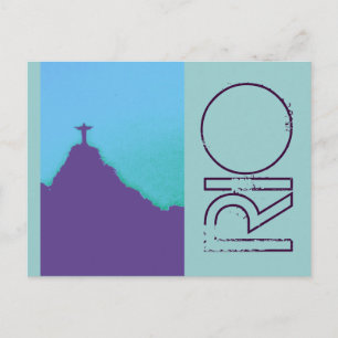 Postal Río Corcovado Cristo