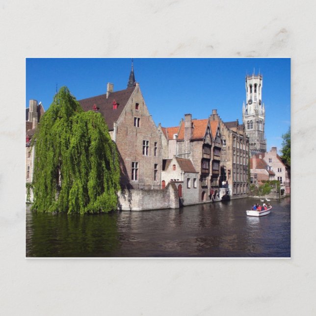 Postal Río de Brujas, Bélgica (Anverso)