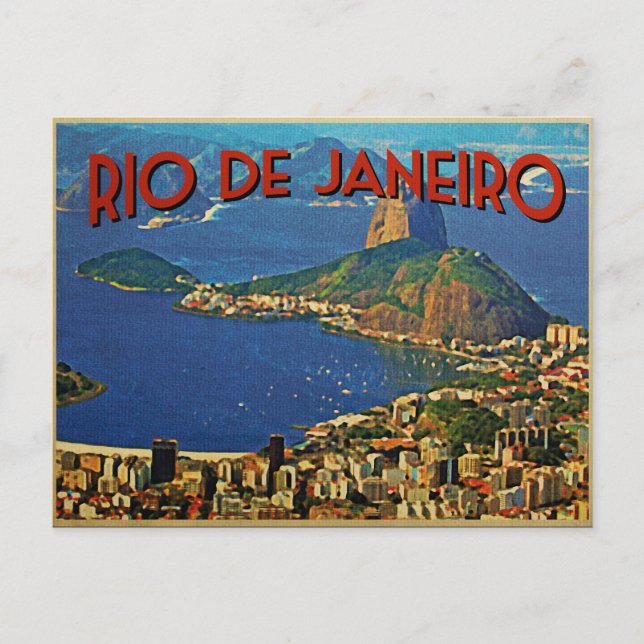 Postal Río de Janeiro Brasil (Anverso)
