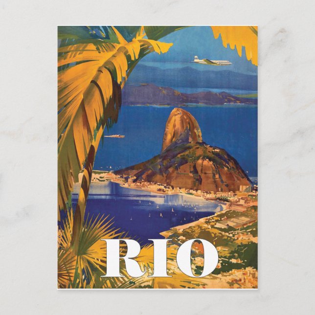 Postal Río de Janeiro, Brasil (Anverso)
