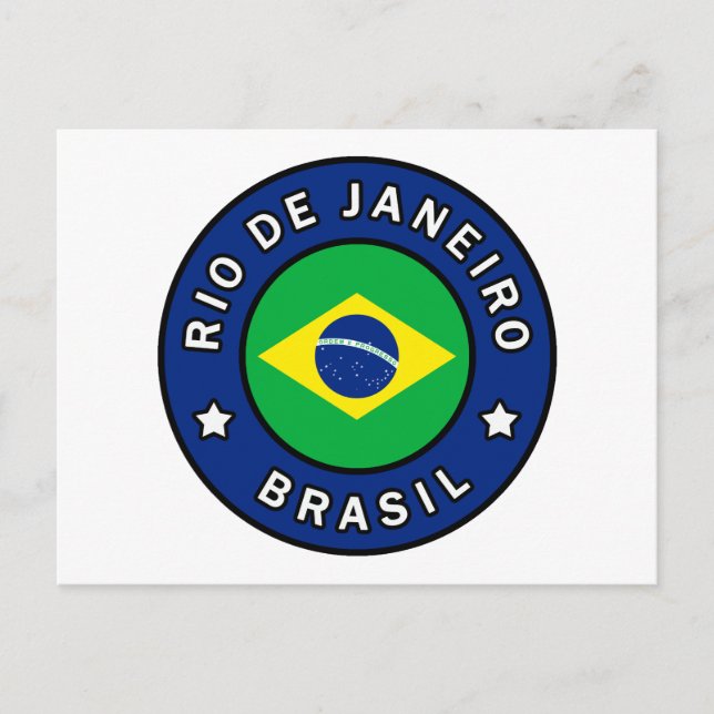 Postal Río de Janeiro Brasil (Anverso)