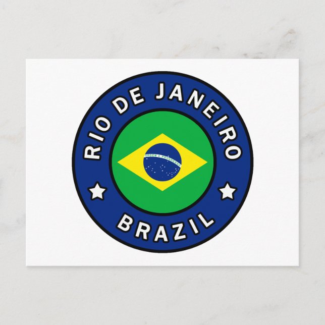Postal Río de Janeiro Brasil (Anverso)