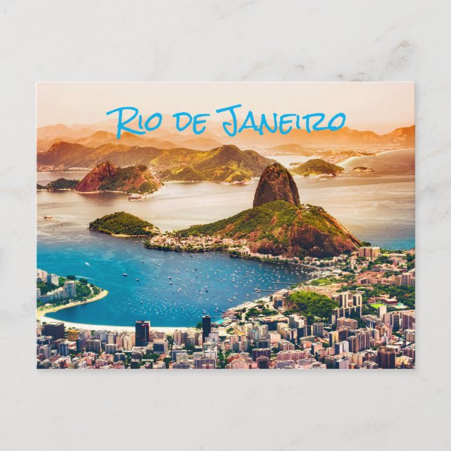 Postal Río de Janeiro Ciudad de Brasil (Anverso)