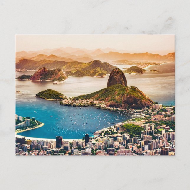 Postal Río de Janeiro Ciudad de Brasil (Anverso)