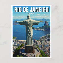 Postal Río de Janeiro Cristo Redentor