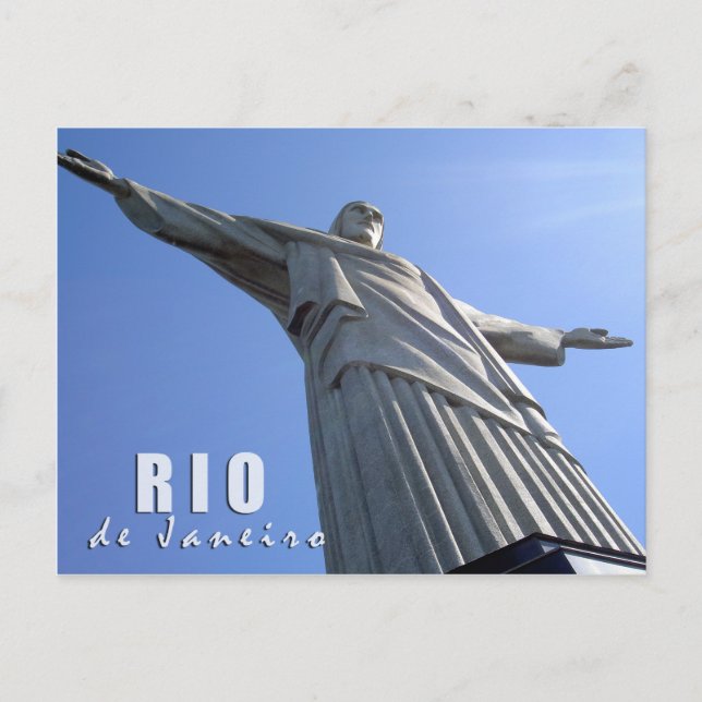 Postal Río de Janeiro - Cristo Redentor (Anverso)