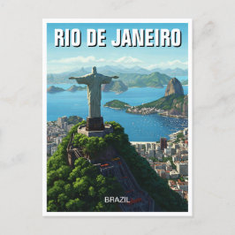 Postal Río de Janeiro Cristo Redentor