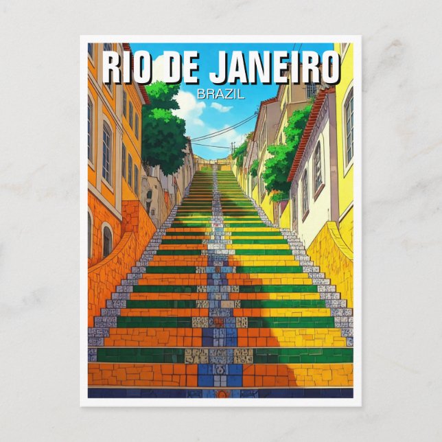 Postal Río de Janeiro Lapa Brasil (Anverso)