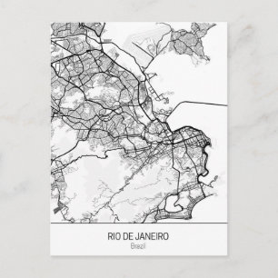 Postal Río de Janeiro minimalista Brasil