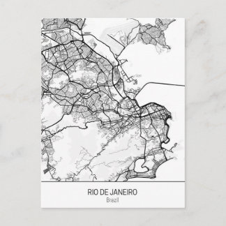 Postal Río de Janeiro minimalista Brasil