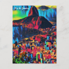 Postal Rio de Janeiro, Pão de Açúcar /City  View Art