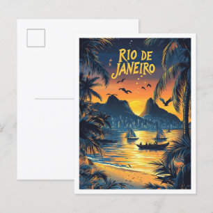 Postal Río de Janeiro Viajes de arte Brasil Viajes de art