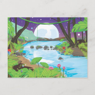 Postal Río de la selva