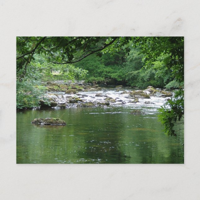 Postal Río de montaña (Anverso)