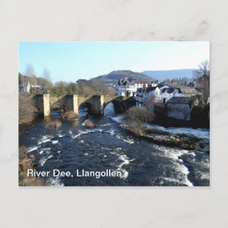 Postal Río Dee en Llangollen