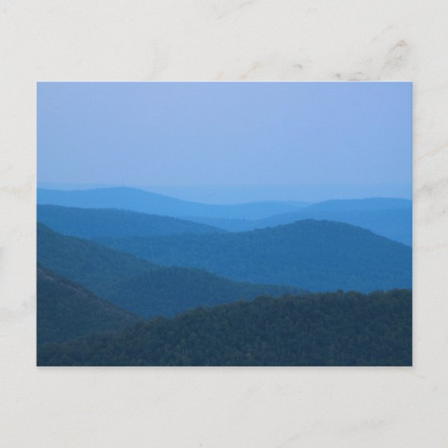 Postal Río Deerfield de las Berkshires de la Montaña Orie (Anverso)