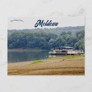 Postal Río Dniéster Moldavia