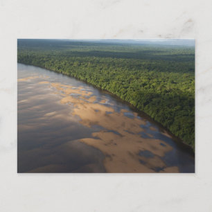 Postal Río Essequibo, río más largo de Guyana, y 3