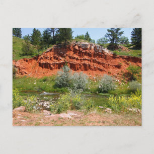 Postal Río Fall, aguas termales, Dakota del Sur