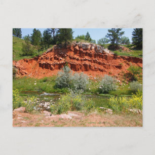 Postal Río Fall, aguas termales, Dakota del Sur