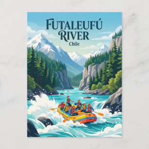 Postal Río Futaleufú Chile