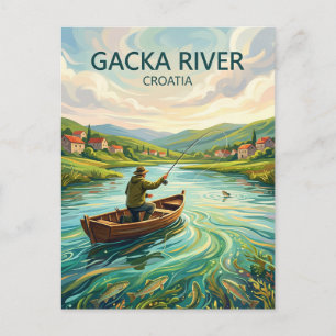 Postal Río Gacka Croacia