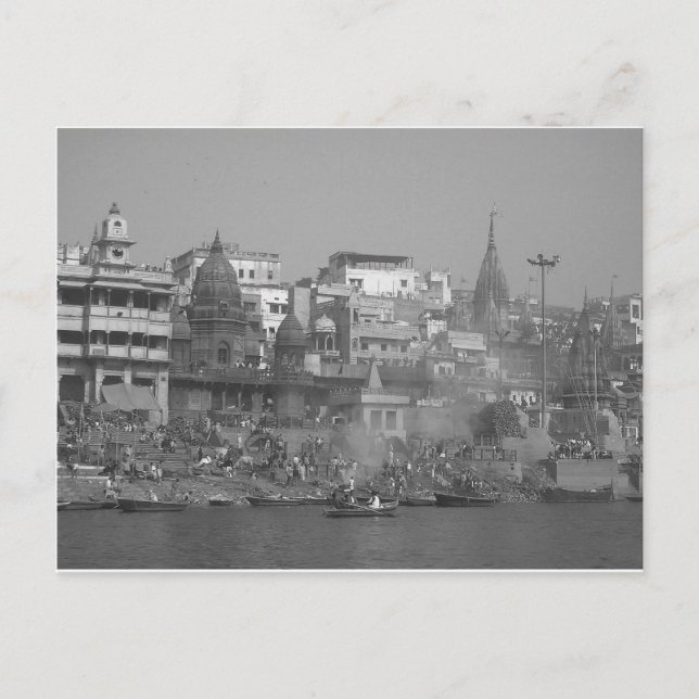 Postal Río Ganges B&W (Anverso)