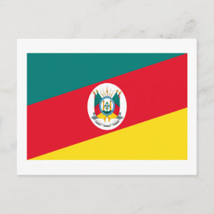 Postal Río Grande del Sur, Bandera de Brasil