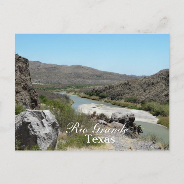 Postal Río Grande, Texas/Paisaje (Anverso)